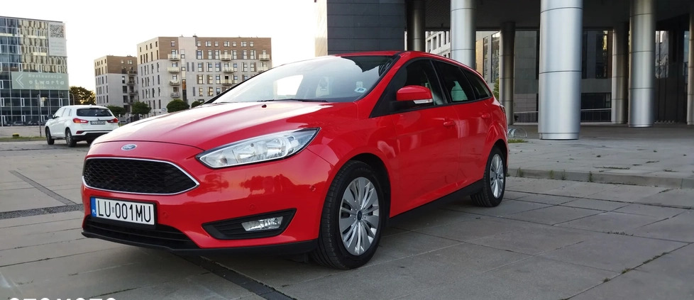 Ford Focus cena 36900 przebieg: 204000, rok produkcji 2017 z Lublin małe 379